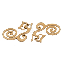 201 Stainless Steel Pendants&nbsp;STAS-B135-10G