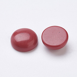 Synthetic Coral Cabochons&nbsp;X-G-F501-03-10mm