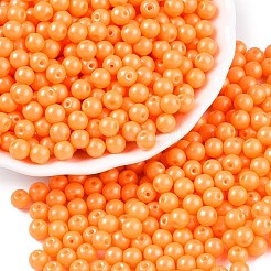 Opaque Baking Paint Glass Beads&nbsp;DGLA-T004-02H