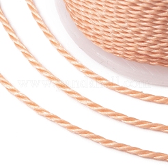 Round Waxed Polyester Cord&nbsp;YC-G006-01-1.0mm-26