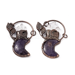 Natural Amethyst Big Pendants&nbsp;G-D483-02AB