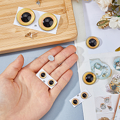 4 Pairs 3 Styles Glass Craft Doll Eye&nbsp;DIY-FH0010-21