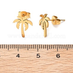 304 Stainless Steel Stud Earrings&nbsp;EJEW-I317-02G
