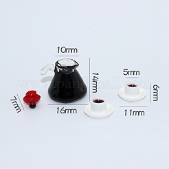 Mini Resin Coffeepot & Cup Sets&nbsp;BOTT-PW0002-118