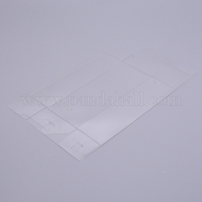 Transparent Plastic PET Box Gift Packaging&nbsp;LS-CON-WH0077-19B-1