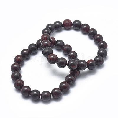Natural Brecciated Jasper Bead Stretch Bracelets&nbsp;BJEW-K212-C-040-1