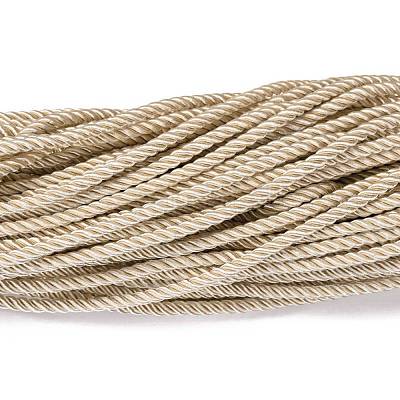 ポリエステルコード  ツイストコード  古いレース  5mm  約97~100 M /バンドル&nbsp;NWIR-P021-044-1