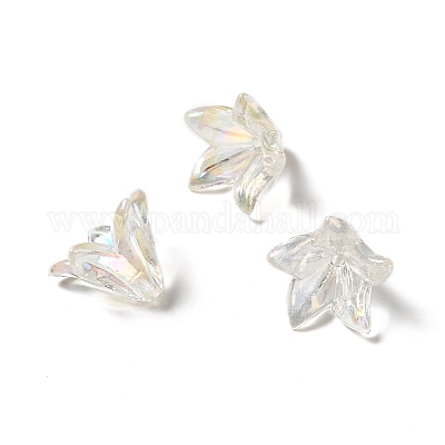 Transparent Acrylic Bead Caps&nbsp;OACR-H016-05-1