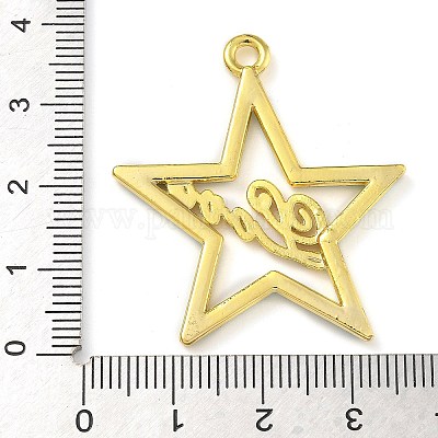 Rack Plating Brass Enamel Pendants&nbsp;KK-G515-03G-1