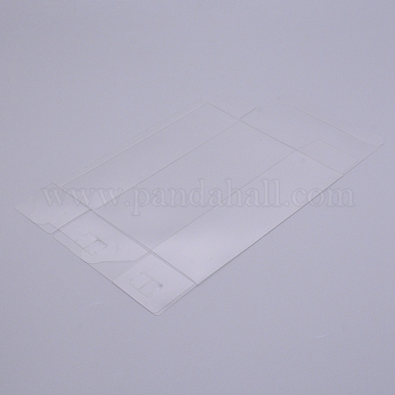 Transparent Plastic PET Box Gift Packaging&nbsp;LS-CON-WH0077-19B-1