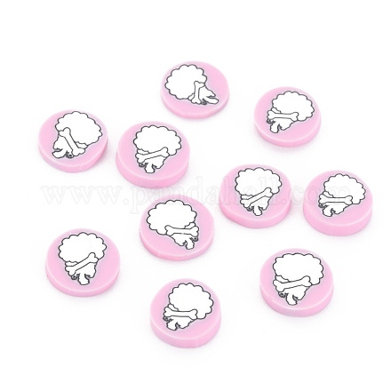 Handmade Polymer Clay Cabochons&nbsp;CLAY-N006-96-1