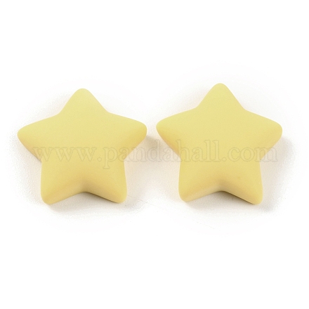 樹脂カボション  スター  ゴールド  18x19x7.5mm&nbsp;CRES-J042-04A-1