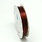 Copper Jewelry Wire, Nickel Free, Chocolate, 18 Gauge, 1mm, about 2m/roll