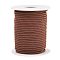 Nylon Braided Cord, Milan Cords Woven Thread for Bracelet Jewelry Making, Sienna, 3mm, about 21.87 yards(20m)/roll