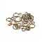 Brass Open Jump Rings, Round, Antique Bronze, 4~10x0.8~1mm, Inner Diameter: 2.4~8mm