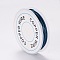 Round Craft Copper Wire, Steel Blue, 18 Gauge, 1mm, about 8.2 Feet(2.5m)/roll