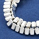 Electroplated Synthetic Non-Magnetic Hematite Beads Strands&nbsp;G-U003-03-3