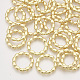 合金フレームコネクター  リング  ライトゴールド  19x2mm  内径：13mm&nbsp;LS-X-PALLOY-S121-219-1