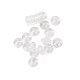 シリコンガスケット  リング  透明  2.5x0.7mm  穴：0.7mm  100個/セット&nbsp;KK-K381-05B-1