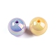 アクリルビーズめっき  ラウンド  スミレ  6~15mm  穴：1.5mm&nbsp;OACR-B025-05A-2