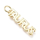 Brass Pendants&nbsp;ZIRC-I048-15G-08-1