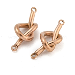 304 Stainless Steel Knot Links Connector Charms&nbsp;STAS-K290-02RG