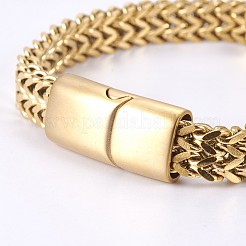 304 Stainless Steel Wheat Chain Bracelets&nbsp;BJEW-L655-020