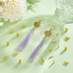 150Pcs 3 Style Brass Cord Ends&nbsp;KK-UN0003-75