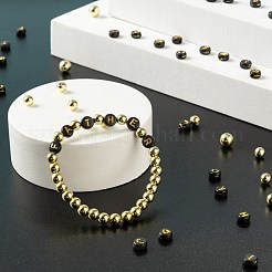 DIYジュエリーセット作り  アクリル＆メッキアクリルビーズと弾性クリスタルスレッド付きブレスレット  文字L  ミックスカラー  1600個/セット&nbsp;DIY-LS0002-79B