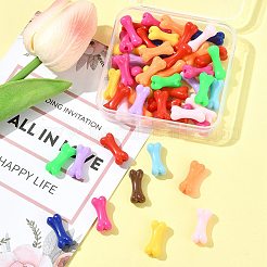 50Pcs UV Plating Acrylic Beads&nbsp;PACR-FS0001-09