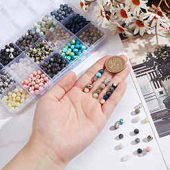 750Pcs 15 Styles Mixed  Gemstone Baeds&nbsp;G-NB0005-42A