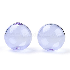 Transparent Blow High Borosilicate Glass Globe Beads&nbsp;X-GLAA-T003-09B