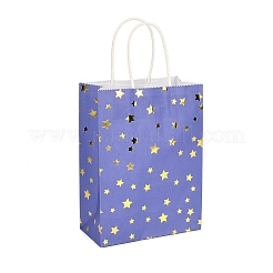 Gold Stamping Star Paper Gift Bags with Handles&nbsp;TH-CBA170C-06