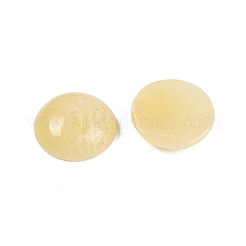 Natural Yellow Jade Cabochons&nbsp;G-T020-18mm-32