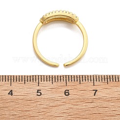 304 Stainless Steel Open Cuff Ring&nbsp;RJEW-R017-01G