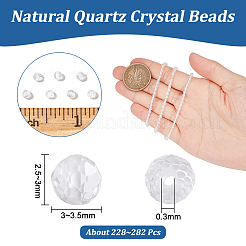 2 Strands Natural Quartz Crystal Beads Strands&nbsp;G-NB0005-04