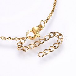 304ステンレススチールジュエリーセット  ペンダントネックレス＆スタッドピアス＆ブレスレット  キュービックジルコニア付き  フラットラウンド  ゴールドカラー  17.7インチ（45cm）  180mm  9~10x4mm  ピン：0.8mm&nbsp;SJEW-H137-24G