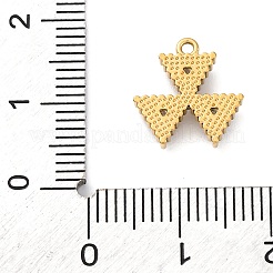 Ion Plating(IP) 304 Stainless Steel Cubic Zirconia Pendants&nbsp;STAS-R141-04G-01