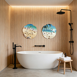 2Pcs Plywood Wall Decoration&nbsp;DIY-BC0017-87