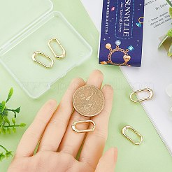 6Pcs Rack Plating Brass Spring Gate Rings&nbsp;KK-SC0003-82