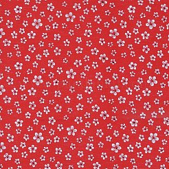 Floral Pattern Printed A4 Polyester Fabric Sheets&nbsp;DIY-WH0158-63A-08