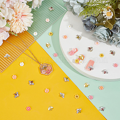 55pcs 11 styles Resin/Alloy Rhinestone Cabochons&nbsp;MRMJ-PH0002-93