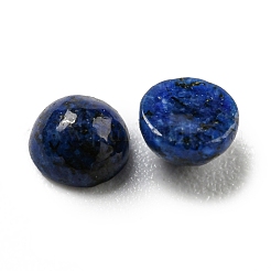 天然のラピスラズリのカボションを染めた  染め  半円  3x1.5mm&nbsp;G-Q173-01A-12