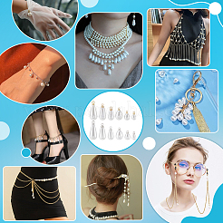36Pcs 6 Colors ABS Plastic Imitation Pearl Pendants&nbsp;FIND-PH0028-39