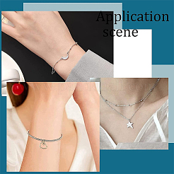 スターリングシルバーのクリンプビーズカバー30個925個  フラットラウンド  銀  5.5x4mm  穴：1.8mm&nbsp;FIND-BBC0002-98