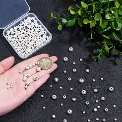 220Pcs 3 Styles Brass Textured Beads&nbsp;KK-ME0002-68S