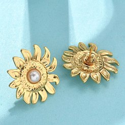 201 Stainless Steel Stud Earrings&nbsp;EJEW-D354-08G-03