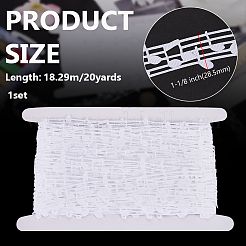 20 Yards Polyester Musical Note Lace Trim&nbsp;OCOR-FG0002-83C