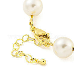 Rack Plating Brass Twisted Link Chain Bracelets&nbsp;BJEW-P322-19G