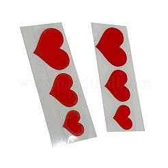 6Pcs 3 Styles Heart PET Waterproof Car Stickers&nbsp;DIY-WH0349-229B